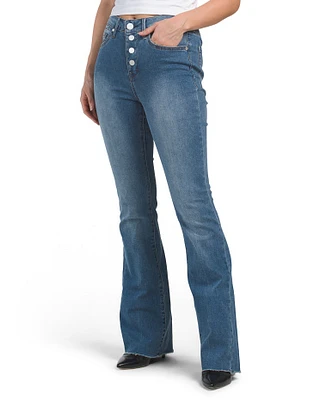 High Rise Flare Jeans For Women