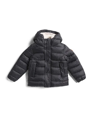 Boys Carson Fleece Lined Hooded Jacket