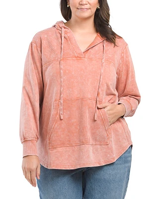 Plus Cozy Fleece Hoodie For Women