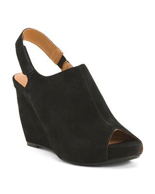 Suede Idaline Slingback Comfort Wedges For Women