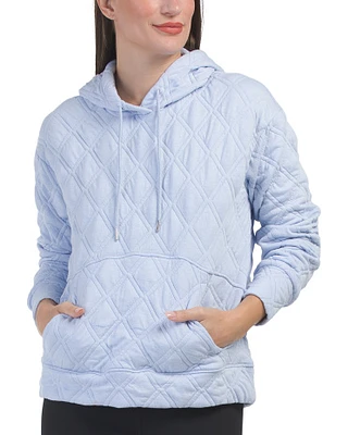 Jacquard Quilted Hoodie