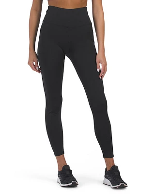 High Rise Leggings With Side Pockets