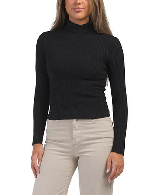 Fine Gauge Turtleneck Sweater For Women