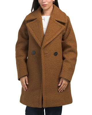 Flat Boucle Overcoat