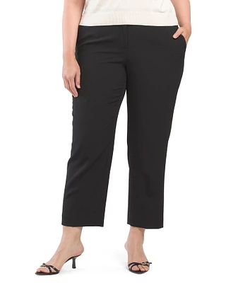 Plus Pull On Smooth Sculpt Flare Pants For Women