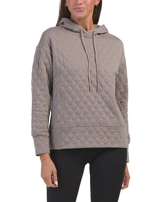 Quilted Hoodie Pullover