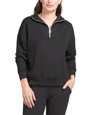 Inset Half Zip Sweatshirt