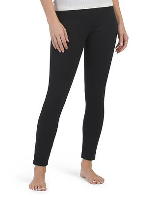 Fleece Lined Denim Leggings For Women