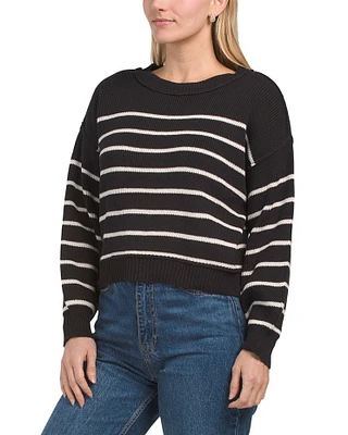 Long Sleeve Striped Sweater