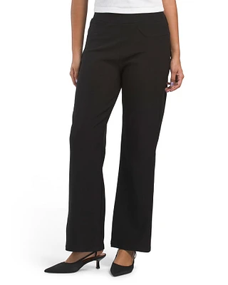 Wide Leg Scuba Pants For Women