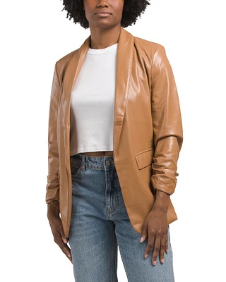 Faux Leather Kia Blazer For Women