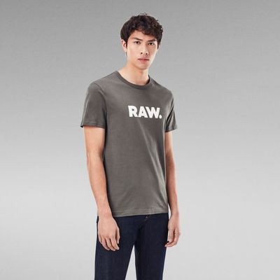 T-Shirt Raw. Graphic Slim | Gris G-Star RAW®