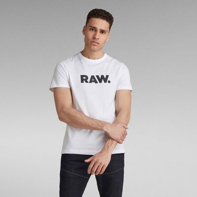 T-Shirt Raw. Graphic Slim | Blanc G-Star RAW®
