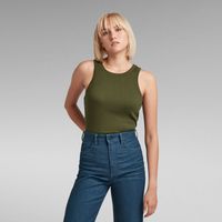 Débardeur Engineered Rib C | Vert G-Star RAW®