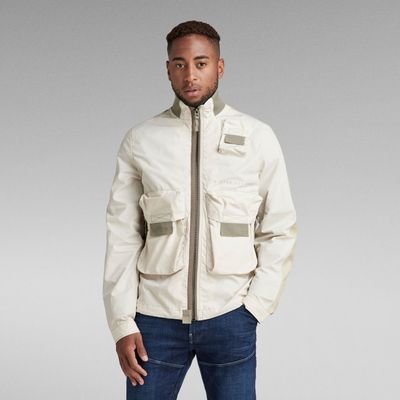 Bomber Zip Pocket | Blanc G-Star RAW®