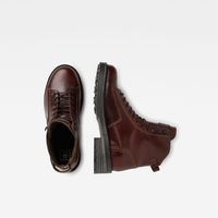 Bottines Roofer IV Mid Leather | Rouge G-Star RAW®