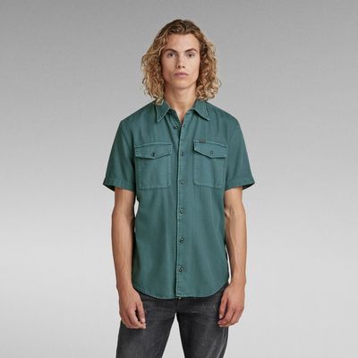 Chemise Marine Slim | Bleu moyen G-Star RAW®