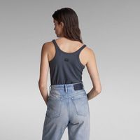 Débardeur Slim Rib | Bleu moyen G-Star RAW®