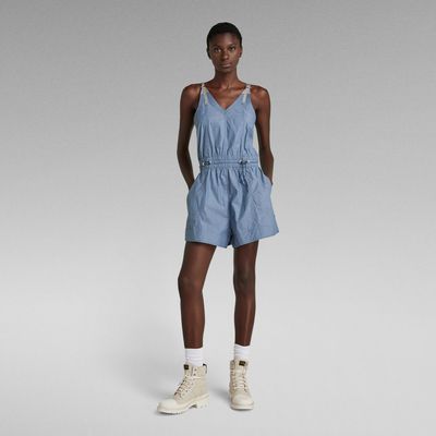 Combi-short Sleeveless Summer | Bleu moyen | G-Star RAW®