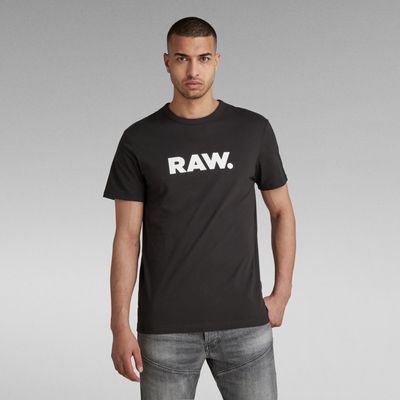 T-Shirt Raw. Graphic Slim | Noir G-Star RAW®