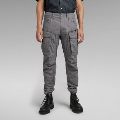Pantalon Rovic Zip 3D Regular Tapered | Gris G-Star RAW®
