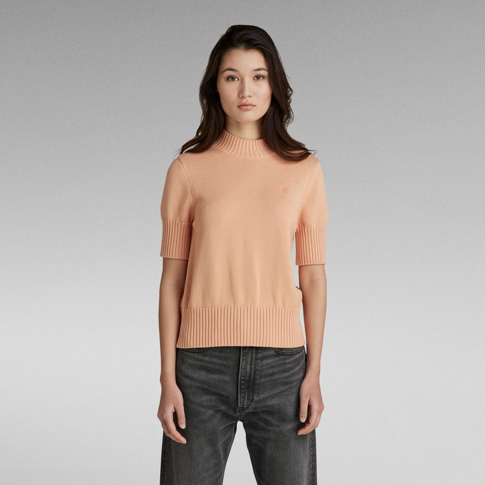 Pull Core Mock Knitted | Rose G-Star RAW®