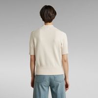 Pull Core Mock Knitted | Blanc G-Star RAW®