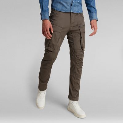 Pantalon Rovic Zip 3D Straight Tapered Pant | Gris G-Star RAW