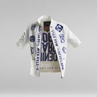 Chemise E Graphic Selvedge | Blanc G-Star RAW®