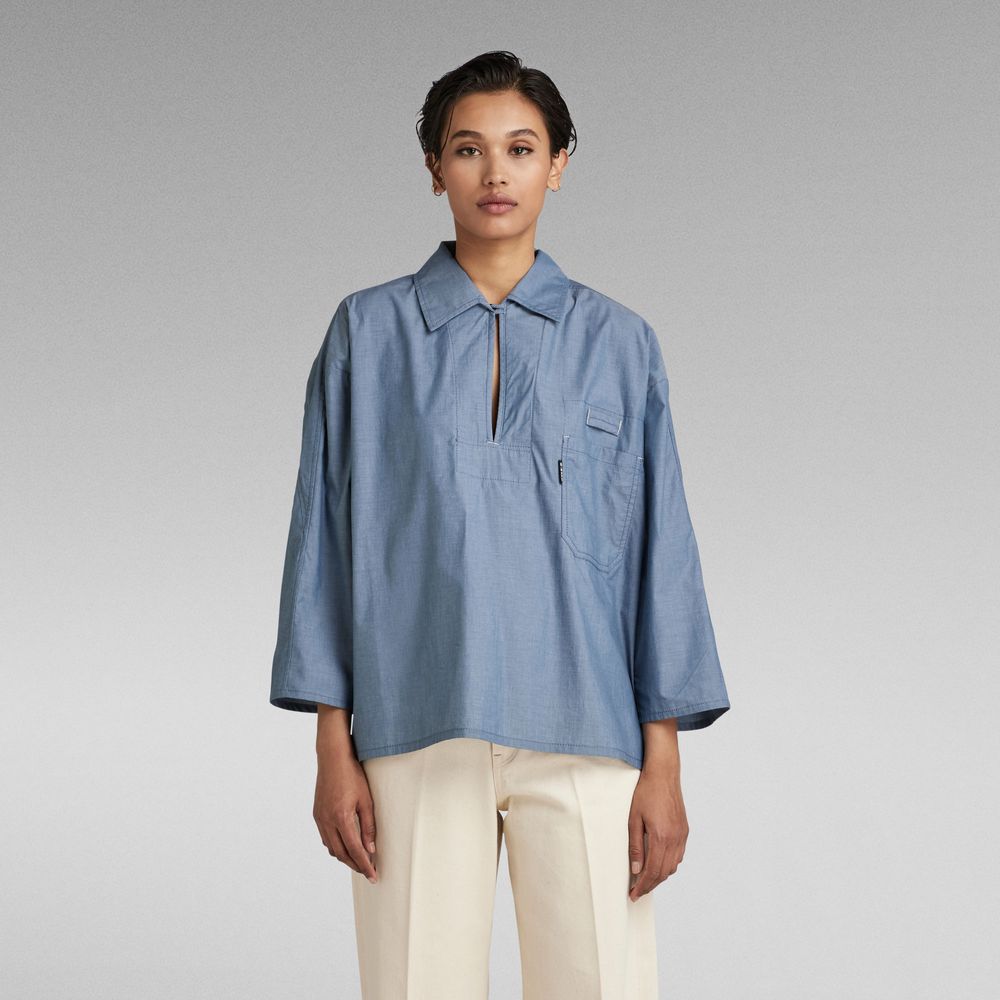 Polo Bowling | Bleu moyen G-Star RAW®