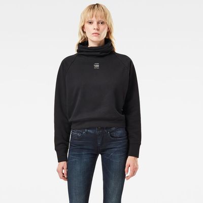 Pull High Turtle Neck Loose | Noir | G-Star RAW®