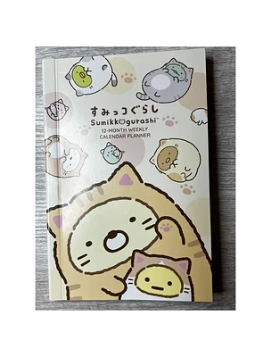 Sumikko Gurashi 12-month weekly calendar planner