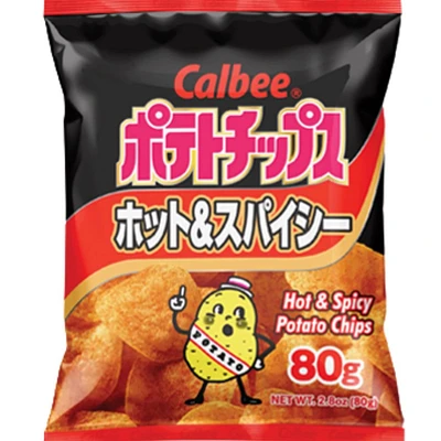 Calbee Hot & Spicy Potato Chips 2.8 oz