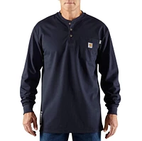 Flame-Resistant Carhartt Force® Cotton Long-Sleeve Henley