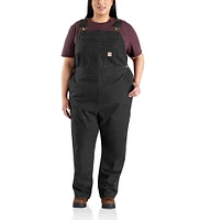 Women's Rugged Flex® Loose Fit Canvas Bib Overall