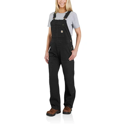 Women's Rugged Flex® Loose Fit Canvas Bib Overall