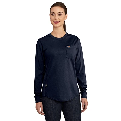 Women's Flame-Resistant Force Cotton Long-Sleeve Crewneck T-Shirt