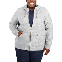 Women's Relaxed Fit Midweight Full-Zip Sweatshirt