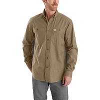 Rugged Flex® Relaxed Fit Midweight Canvas Long-Sleeve Shirt