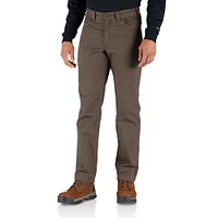 Flame-Resistant Rugged Flex Relaxed Fit Canvas Five-Pocket Work Pant