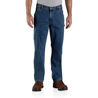 Men's Utility Jean - Loose Fit 100% Cotton Denim