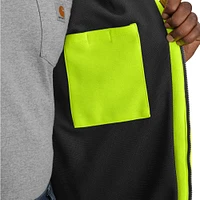 High-Visibility Loose Fit Midweight Thermal-Lined Full-Zip Class E Sweatshirt