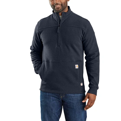 Flame-Resistant Rain Defender® Relaxed Fit Mock-Neck Fleece Pullover