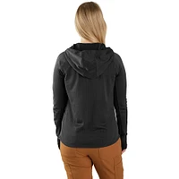 Women's Carhartt Force® Relaxed Fit Half-Zip Hooded Pullover