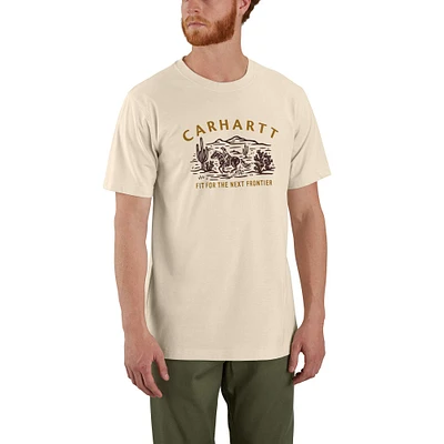 Montana Relaxed Fit Lightweight Short-Sleeve Horse Graphic T-Shirt