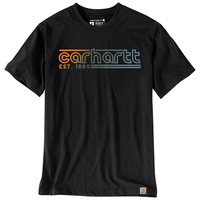Relaxed Fit Lightweight Short-Sleeve Logo Graphic T-Shirt