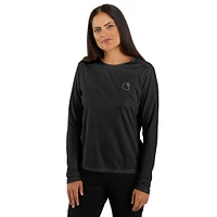 Women's Force Sun Defender™ Relaxed Fit Lightweight Long-Sleeve Logo Graphic T-Shirt