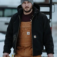 Flannel-Lined Active Jac J140 - Loose Fit Firm Duck 3 Warmest Rating
