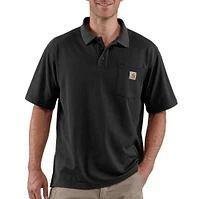 Loose Fit Midweight Short-Sleeve Pocket Polo