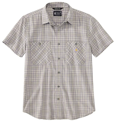 Rugged Flex® Relaxed Fit Lightweight Short-Sleeve Plaid Shirt